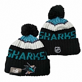 San Jose Sharks Team Logo Knit Hat YD,baseball caps,new era cap wholesale,wholesale hats